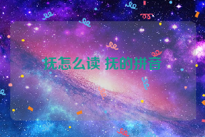 抚怎么读 抚的拼音